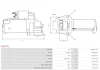 Стартер AS S01077S (фото 1)