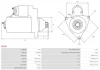 Стартер Nissan 2.5D 01- (12V/2.2kw/z=12) AS S5036 (фото 5)