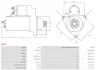 Стартер AS S5070 (фото 5)