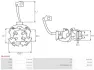 Щіткотримач стартера Chrysler Gand Voyager/Jeep Cherokee/Wrangler 3.2/3.6 11- AS SBH6020S (фото 2)