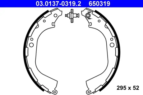 Тормозные колодки ATE 03.0137-0319.2