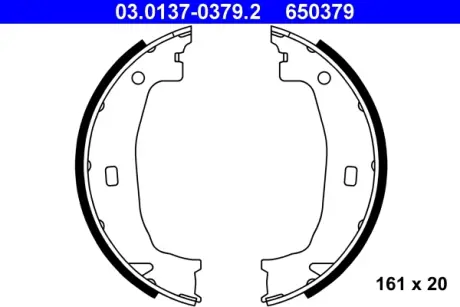 Тормозные колодки ATE 03.0137-0379.2