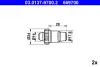 Саморегулятор барабанних колодок (2 шт) MERCEDES 123 (C123), 123 T-MODEL (S123), 123 (W123), /8 (W114), /8 (W115), CABRIOLET (W111, W112), COUPE (W111, W112), G (W461), G (W463) 08.59- ATE 03.0137-9700.2 (фото 1)