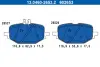 Комплект гальмівних колодок задн, MERCEDES C T-MODEL (S206), C (W206) 1.5H/2.0DH 03.21- ATE 13.0460-2653.2 (фото 1)