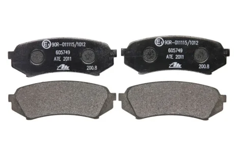 Гальмівні колодки задн, LEXUS LX TOYOTA LAND CRUISER, LAND CRUISER 100 4.2D/4.7 01.98-03.08 ATE 13046057492