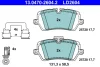Керамічні гальмівні колодки задн, LAND ROVER DEFENDER, DISCOVERY V, RANGE ROVER IV, RANGE ROVER SPORT II PORSCHE 918 SPYDER 2.0-5.0 08.12- ATE 13047026042 (фото 1)