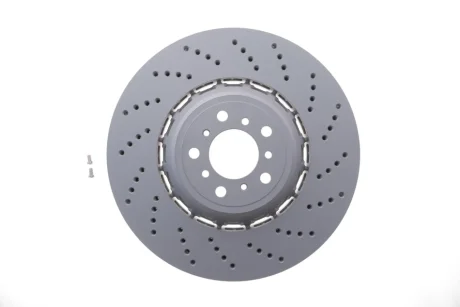 Гальмівний диск (перед) BMW 5 (F10)/6 (F12/F13) 10- (400x36) (R) (з покриттям) (з отворами) (вент) ATE 24.0136-0125.2