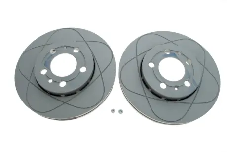 Диск гальмівний (передній) Skoda Fabia/Octavia 96-/Roomster 06-/VW Golf 97-06 (256x22)(з покр.) PowerDisc ATE 24.0322-0151.1