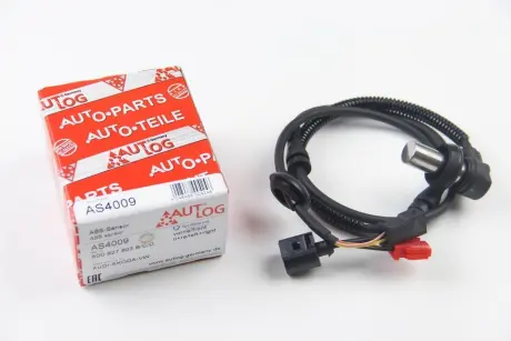 Датчик ABS передн Лів/Прав AUDI A4 B5, A6 C5 SKODA SUPERB I VW PASSAT B5, PASSAT B5.5 1.6-4.0 11.94-03.08 AUTLOG AS4009