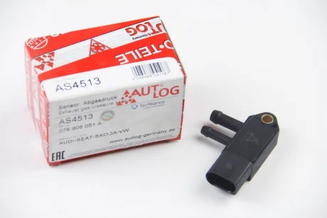 Датчик тиску вихлопних газів Caddy/Crafter/T5 (сажевого Фільтра) Autlog AS4513