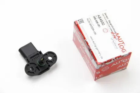 Датчик тиску у впускному колекторі (4 pin) AUDI A3 SEAT ALTEA, ALTEA XL, AROSA, CORDOBA, CORDOBA VARIO, IBIZA II, IBIZA III, IBIZA IV, IBIZA IV SC, IBIZA IV ST, INCA, LEON 1.0-2.0D 10.91-05.15 AUTLOG AS4930