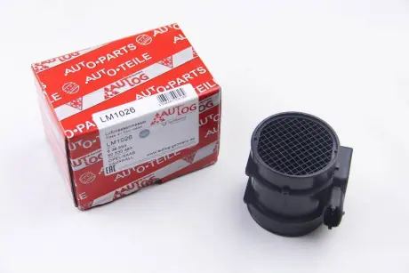 Витратомір повітря (4 pin, модуль) OPEL ASTRA G, ASTRA H, CORSA C, MERIVA A, OMEGA B, SIGNUM, TIGRA, VECTRA B, VECTRA C, VECTRA C GTS, ZAFIRA A 1.8/2.0/2.2 10.95-12.10 AUTLOG LM1026