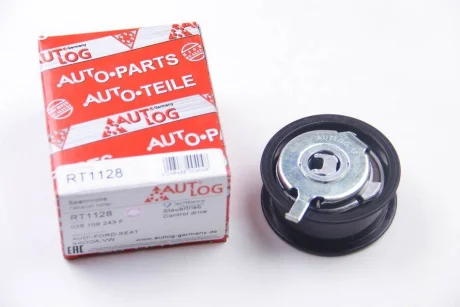 Ролик натяжний ГРМ 1.7/1.9 D/TDI Caddy II/Golf III/Passat B3/B4/Sharan/T4 Autlog RT1128