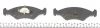 Колодки гальмівні (передні) Ford Escort/Fiesta/Sierra 80-02 AUTO STANDART AST753 (фото 3)
