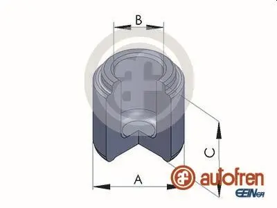 Поршень гальмівного супорта передн (34мм 29мм) TOYOTA 4 RUNNER I, HILUX III, HILUX IV, LAND CRUISER 1.8-4.2 01.75-12.96 AUTOFREN D025118