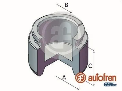 Поршень супорта зад. W220 98- (46x29mm)(ATE) Autofren D025586