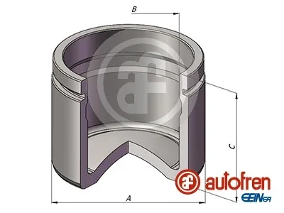 Поршень супорта пер. BMW 1/2/3/4 (54x52mm)(Bosch) Autofren D025598