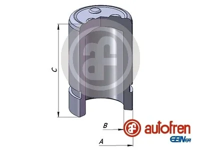 Поршень супорта зад. Tucson 15-/Sportage IV 18-/Carens III 09- (38x47mm) Autofren D025626