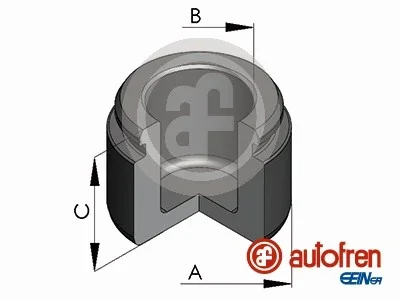 Поршень супорта пер. C167 18-/Megane II 04- (40x29mm)(Brembo) Autofren D025788