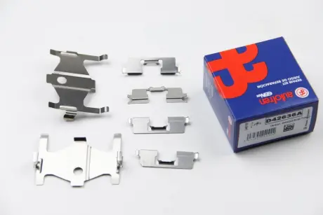Монтажний набір гальмівних колодок задн HYUNDAI COUPE I, COUPE II, ELANTRA III, ELANTRA V, LANTRA I, LANTRA II KIA CERATO I NISSAN BLUEBIRD, MAXIMA III 1.5-3.0 04.84-12.15 AUTOFREN D42636A
