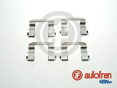 Монтажний набір гальмівних колодок передн HYUNDAI I30, IX35, VELOSTER KIA CARENS II, CARENS III, CARENS IV, CEE\'D, PRO CEE\'D, SPORTAGE III 1.4-2.0LPG 07.02- AUTOFREN D42868A