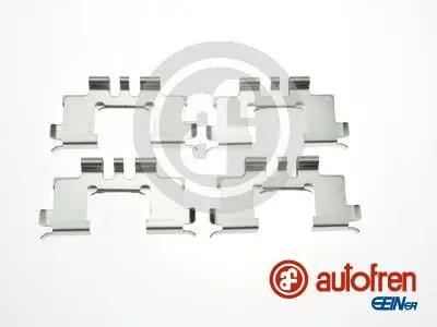 Монтажний набір гальмівних колодок передн CITROEN C-ZERO DAIHATSU COPEN, CUORE VII, SIRION, TREVIS PEUGEOT ION SUBARU JUSTY IV SUZUKI ALTO VI, CARRY, IGNIS I 0.7-Electric 03.00- AUTOFREN D42997A