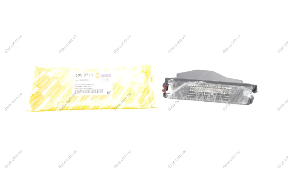 Ліхтар освітлення номерного знака Dacia Logan/Sandero 04- Autotechteile 505 0711 (фото 1)