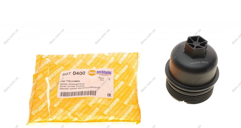 Кришка фільтра масляного Renault Trafic 2.0dCi (M9R)/Master 2.3CDTi (M9T) Autotechteile 507 0400 (фото 1)