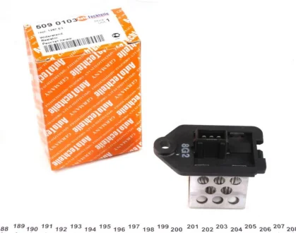 Реостат вентилятора обігрівача Jumpy/Expert 07- (0.8 OHM/чорний) Autotechteile 509 0103