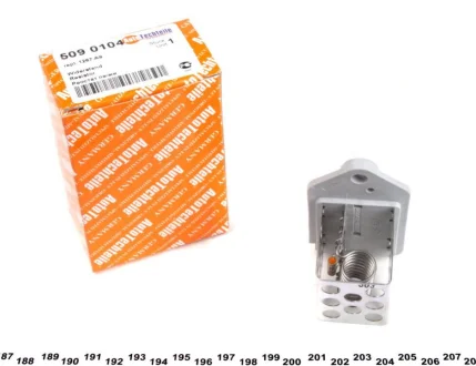Реостат пічки Citroen Berlingo/Peugeot Partner 96-07 (0,54 Om) Autotechteile 509 0104