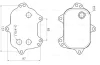 AVA AUDI Оливний радіатор A4 B8 2.0 TDI 09-, A5 2.0 TDI 09- Ava cooling AI3456 (фото 1)