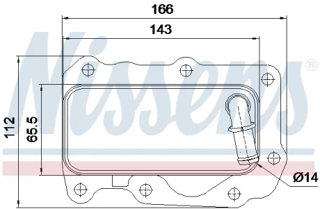 AVA LAND ROVER Оливний радіатор (без корпуса) DEFENDER 2.0 19-, DISCOVERY SPORT 2.0 14-, RANGE ROVER EVOQUE 2.0 18-, JAGUAR Ava cooling AU3367