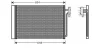 LAND ROVER Радіатор кондиціонера (конденсатор) Range Rover III 3.0d/4.4 02 Ava cooling AUA5182D (фото 1)