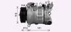 AVA LAND ROVER Компресор кондиціонера DISCOVERY IV 3.0 09-, RANGE ROVER SPORT I 3.0 09-, JAGUAR Ava cooling AUAK341 (фото 3)