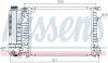 AVA BMW Радіатор охолодження 3 E30,E36,5 E34 1.8/2.5 Ava cooling BW2101 (фото 2)