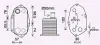 AVA BMW Оливний радіатор 3 E46, 5 E39, 7 E38, X5 E53 3.0d AVA COOLING BW3571 (фото 1)