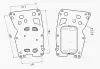 AVA BMW Оливний радіатор (без корпуса) 1 F20, 3 E90, 3 F30, 4,5 F10, X1/3/5 F25 AVA COOLING BW3625 (фото 1)