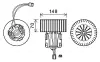 AVA BMW Вентилятор салона 5 F10, 5 F07 Gran Turismo, 6,7 F01, Alpina 08- AVA COOLING BW8539 (фото 1)
