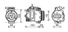 AVA BMW Компресор кондиціонера X5 (E70), X6 (E71, E72) Ava cooling BWAK443 (фото 1)