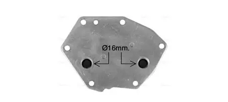 AVA CITROEN Оливний радіатор C-Crosser, C5 II,III, Fiat, Ford Galaxy, Mondeo IV, Jaguar, LandRover, Peugeot AVA COOLING CN3326