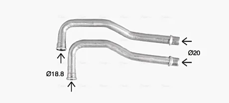 Радіатор опалення C5 II, C6, Peugeot 407 Ava cooling CN6330