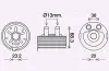 AVA NISSAN Оливний радіатор Almera II, Navara, Primera, X-Trail 2.2dCi/2.5td 00- AVA COOLING DN3443 (фото 1)
