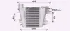 Інтеркулер NISSAN Patrol 3.0D 00- (Ava) AVA COOLING DN4457 (фото 2)