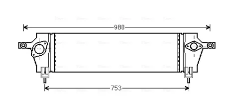Інтеркулер QASHQAI 1.5D-2.0D 07- Ava cooling DNA4333
