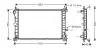 AVA FORD Радіатор охолодження FOCUS 1,8 TD 98- AVA COOLING FD2265 (фото 1)