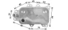 AVA FORD Оливний радіатор (без корпуса) Transit 2.2/2.4TDCi 06- Ava cooling FD3684 (фото 3)