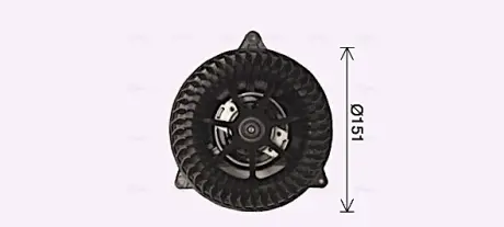 AVA FORD Вентилятор салона Focus 04-, Mondeo III 03- AVA COOLING FD8653