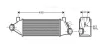 FORD Інтеркулер TRANSIT 2.0 D 04 Ava cooling FDA4385 (фото 1)
