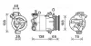 AVA FORD Компресор кондиціонера FOCUS III 2.0 12-, KUGA II 2.5 14 Ava cooling FDAK595 (фото 1)