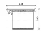 Випарник C-MAX II 1.0, 1.6, 2.0 10-, FOCUS III 1.0, 1.6, 2.0 10- Ava cooling FDV491 (фото 1)
